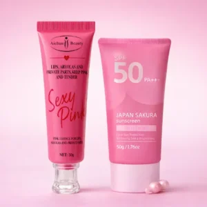 Se-xy pink Lipbum+Japan Sakura sunscreen